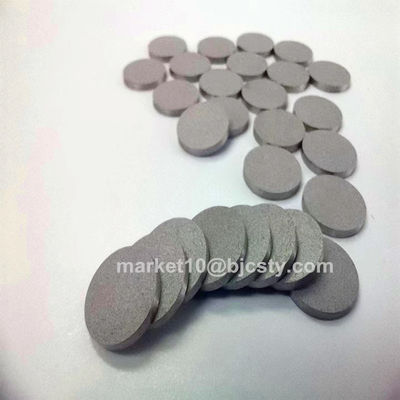 Dia 200x1mm Pure Titanium Metal Sintered Porous Filter Disc/Plate